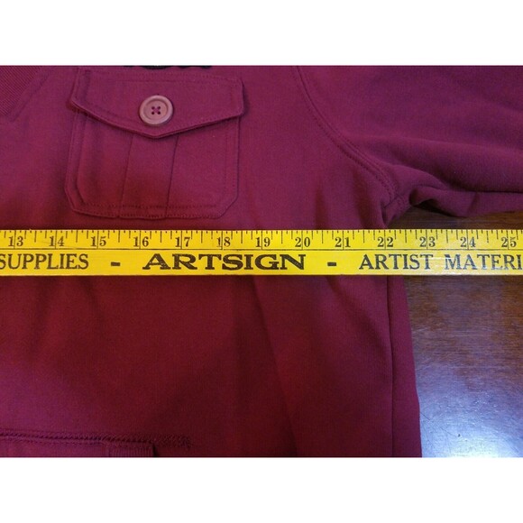Mens USA Rugby Maroon Pullover Sweater Size XL - Picture 8 of 9